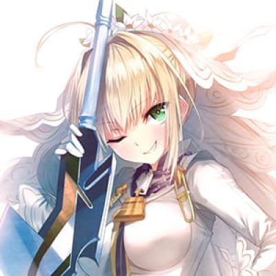 Fate 尼禄 二次元头像女生呆萌