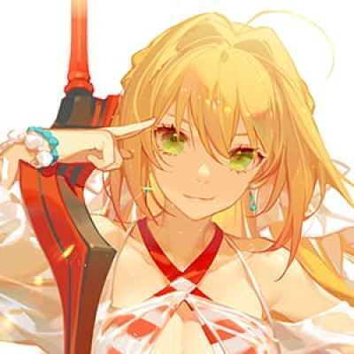 Fate 尼禄 二次元头像女生呆萌