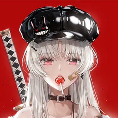 我们生活在 怀疑梦想论的世界上 二次元头像女生呆萌