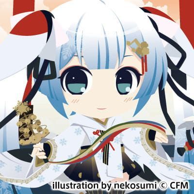 2018雪初音  二次元头像女生呆萌