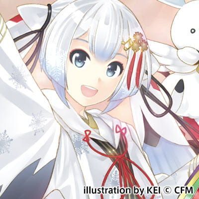 2018雪初音  二次元头像女生呆萌