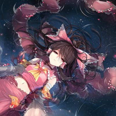 【博丽灵梦】二次元头像女生呆萌