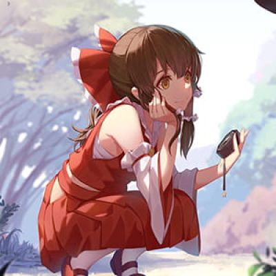 【博丽灵梦】二次元头像女生呆萌 第二辑