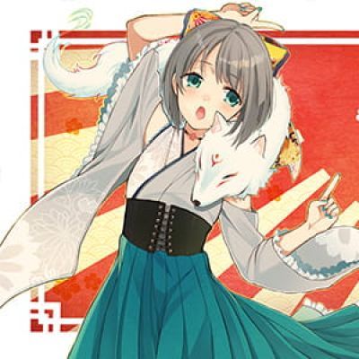 2018年新年贺图 二次元头像女生呆萌