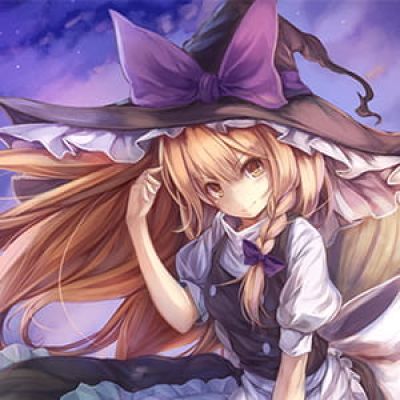 【雾雨魔理沙】二次元头像女生呆萌