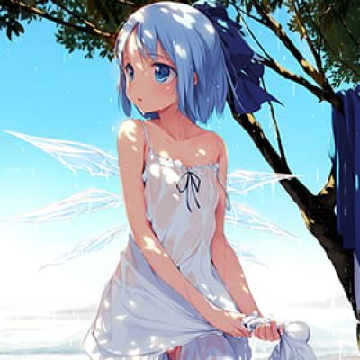 【琪露诺】二次元头像女生呆萌 二次元头像女生呆萌