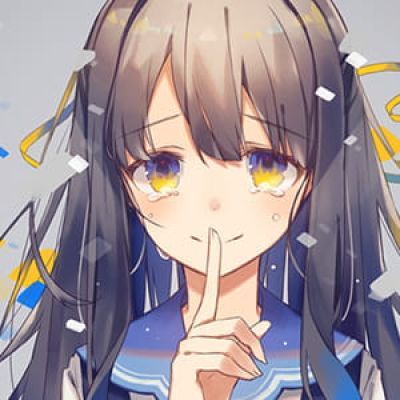 我看见了星星的眼泪 可是却无法为它擦去泪水 二次元头像女生呆萌