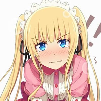 继续前进 更加前进 凡事都要尝试看看呢 二次元头像女生呆萌