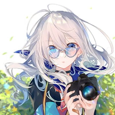 天空是连着的 如果我们也能各自发光的话 二次元头像女生呆萌