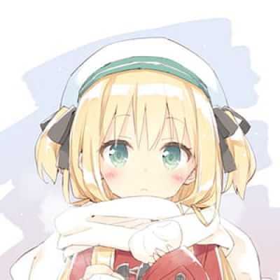 戴围巾的少女 二次元动漫女生头像