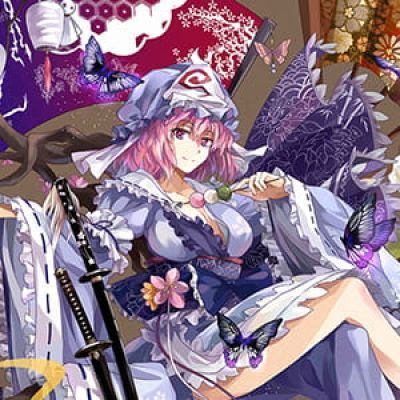 【西行寺幽幽子】二次元头像女生呆萌