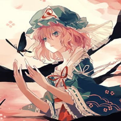 【西行寺幽幽子】二次元头像女生呆萌