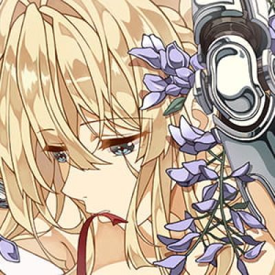 紫罗兰的永恒花园 二次元头像女生呆萌