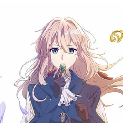 紫罗兰的永恒花园 二次元头像女生呆萌