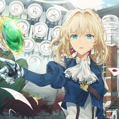 紫罗兰的永恒花园 二次元头像女生呆萌