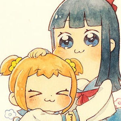 【pop子和pipi美的日常】 二次元头像女生呆萌