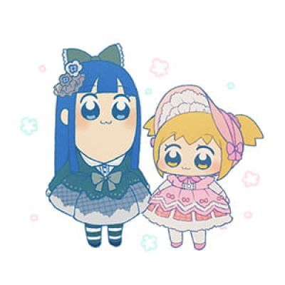 【pop子和pipi美的日常】 二次元头像女生呆萌