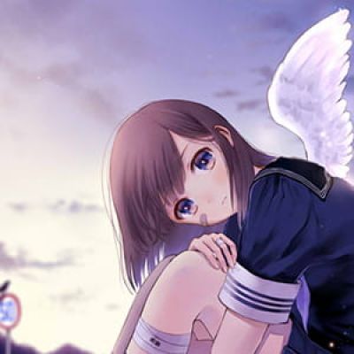 因为相信,而有了期待  二次元头像女生呆萌