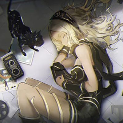 一个人的心跳 再快也不喧闹  二次元女生头像