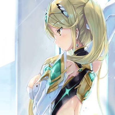 摘下眼镜的世界自带滤镜 二次元女生头像