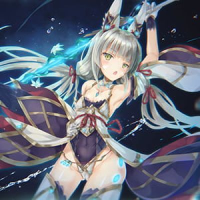 摘下眼镜的世界自带滤镜 二次元女生头像