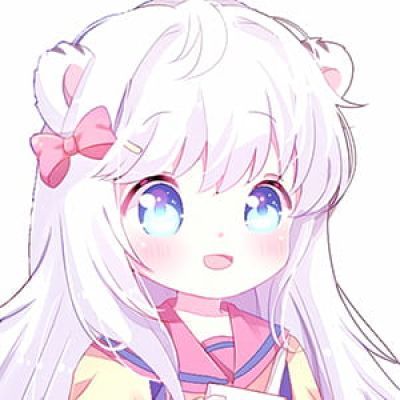 想到你就超级开心呢 二次元女生头像