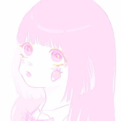 想到你就超级开心呢 二次元女生头像