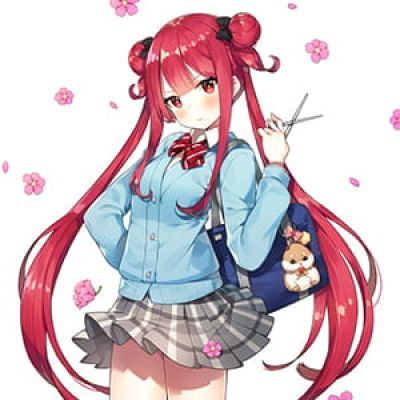 没有人会倒霉一辈子  二次元女生头像