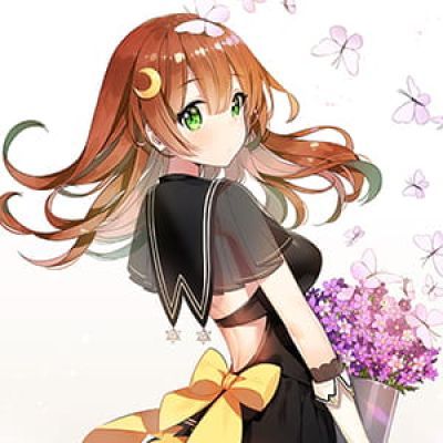 没有人会倒霉一辈子  二次元女生头像