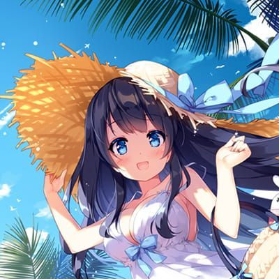 喜欢你 二次元动漫女生头像