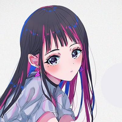 喜欢你 二次元动漫女生头像