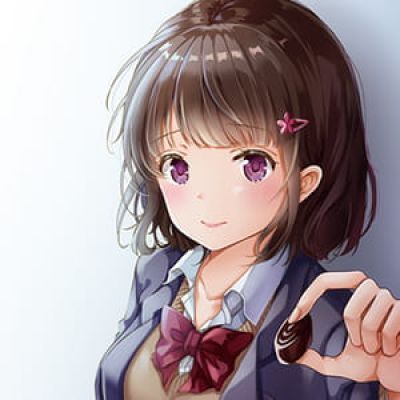 那么多的星星都装饰了你的心 二次元女生头像