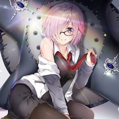 那么多的星星都装饰了你的心 二次元女生头像