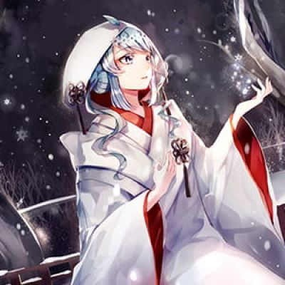 有许多人在笑着 二次元女生头像