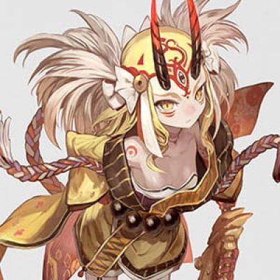 那个广告里的樱花，是用水粉感觉做出来的 二次元女生头像