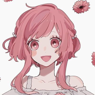 措不及防闯入你的笑颜 二次元动漫可爱女生头像