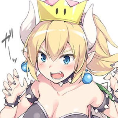 马里奥 库巴基 二次元女生头像