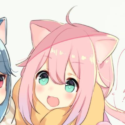 1月轻百合番摇曳露营情侣头像