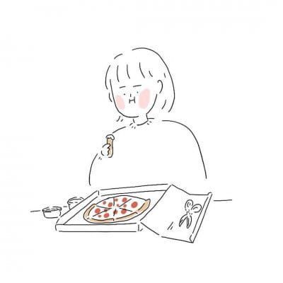 简笔画可爱女 冬天有三好  QQ头像