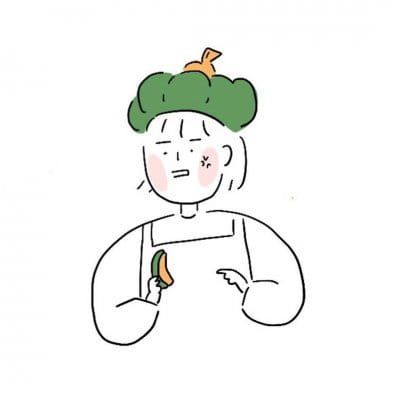 简笔画可爱女 冬天有三好  QQ头像