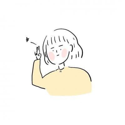 简笔画可爱女 冬天有三好  QQ头像