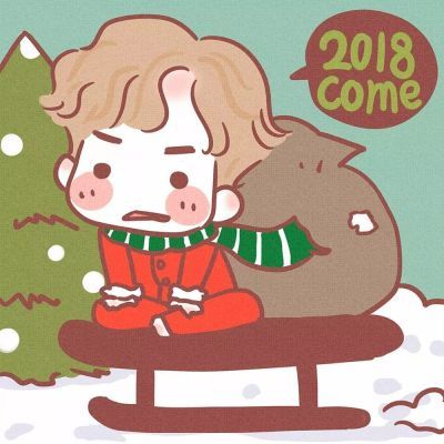 牛轰轰&阿哲 圣诞情侣头像