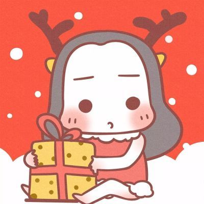 牛轰轰&阿哲 圣诞情侣头像