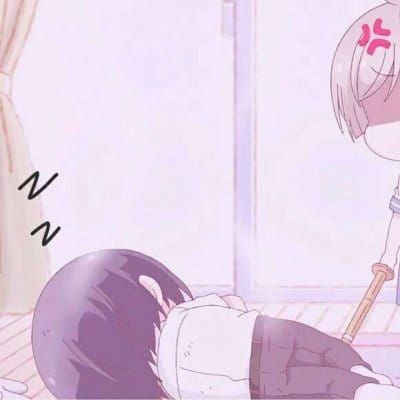 情侣头像 我们一人一半