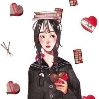 在所有人事已非的景色里我最喜欢你 卡通情侣头像