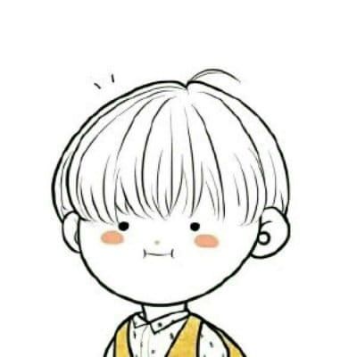 卡通情头 一人一半