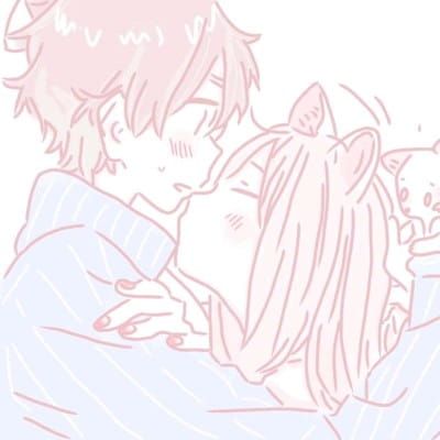 好像在你身边 二次元情侣头像