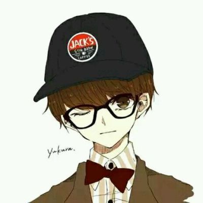 男生基佬冷酷头像动漫校园风左右系列一人一张