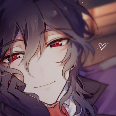 男生基佬一左一右冷酷 动漫男头