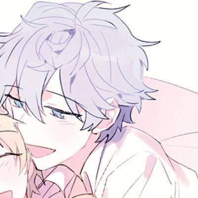 男生基佬一左一右冷酷 动漫男头